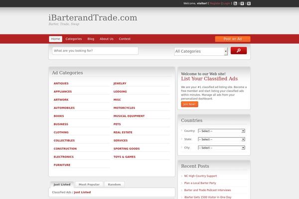 ibarterandtrade.com site used ClassiPress
