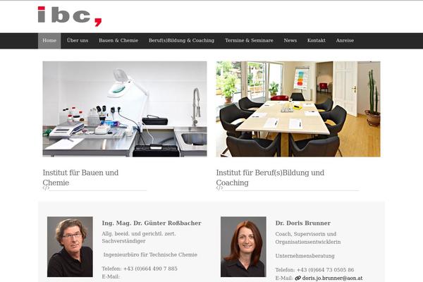 Ibc theme site design template sample