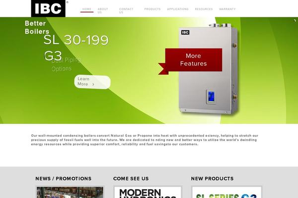 Ibc theme site design template sample