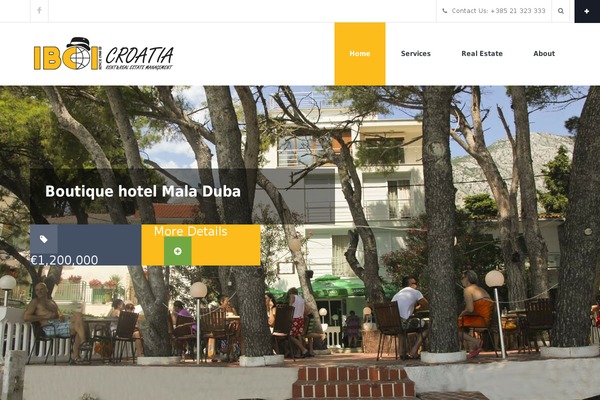 Homeland theme site design template sample