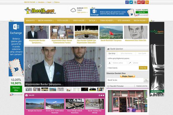 Webportal v2 theme site design template sample