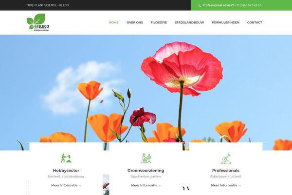 Agritek theme site design template sample
