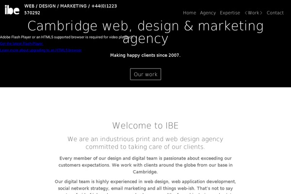 ibecreative.co.uk site used Elk