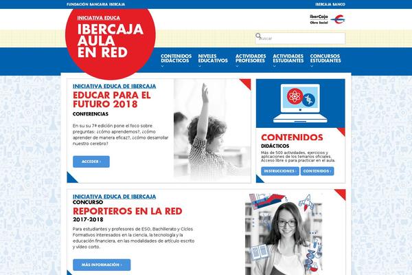 ibercajalav.net site used Aula-en-red