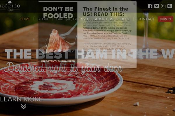 Site using Wooswipe plugin