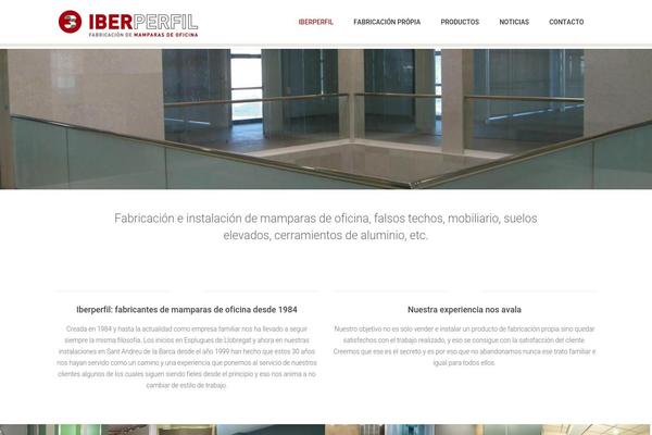 Producr theme site design template sample