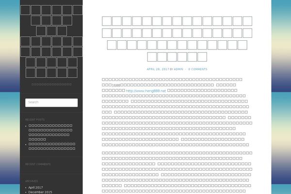 Flat theme site design template sample