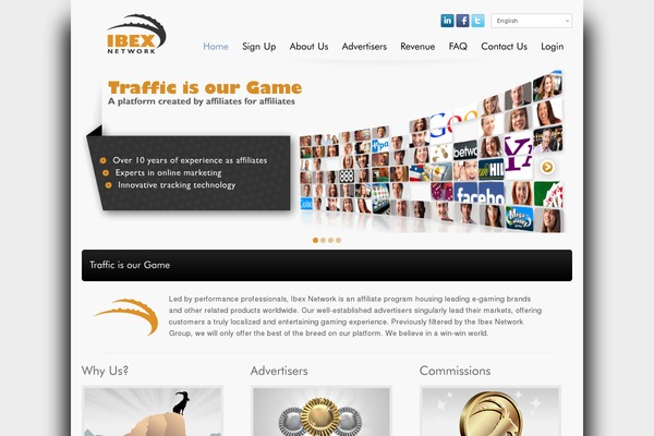 Corsa website example screenshot