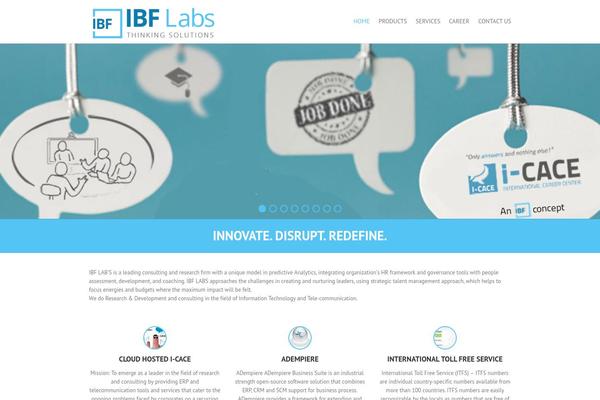 Interface theme site design template sample