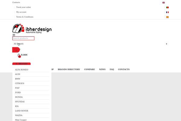 Electro theme site design template sample