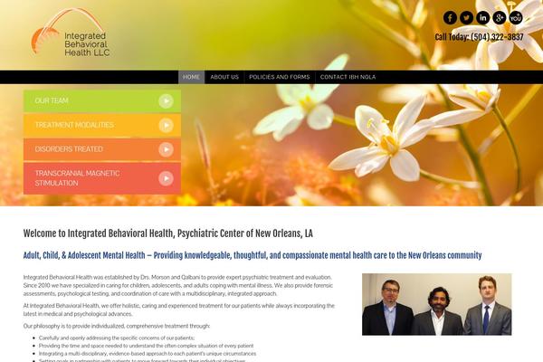 Novus theme site design template sample