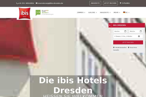 Divi Child theme site design template sample