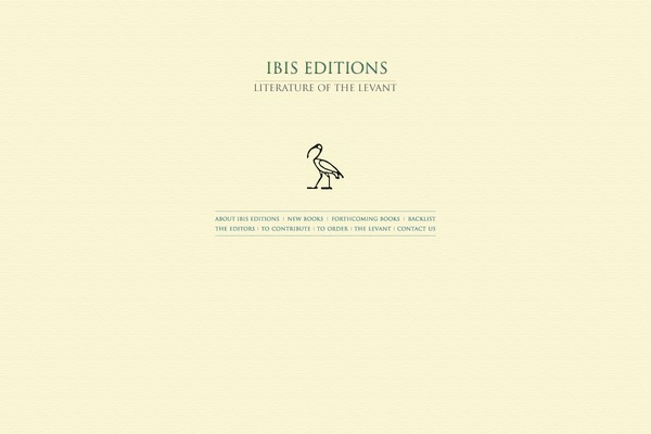 ibiseditions.com site used Ibis