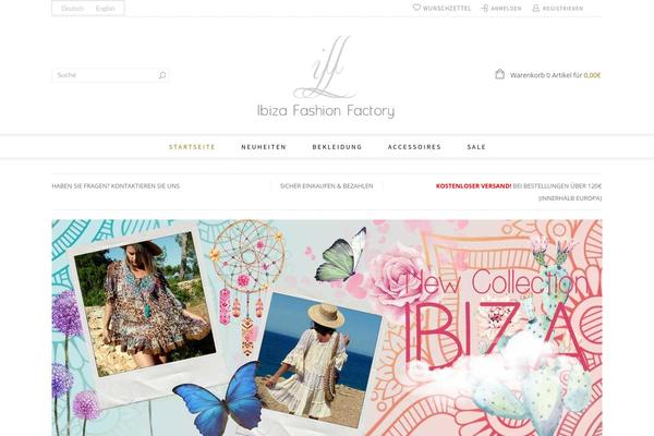 Legenda Child theme site design template sample