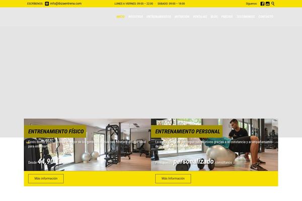 Fitness-wellness theme site design template sample