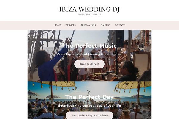 ibizaweddingdj.com site used Taysta