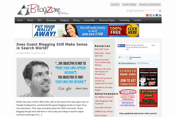 Site using Simple-urls plugin