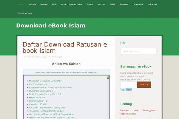 Going Green Pro theme site design template sample