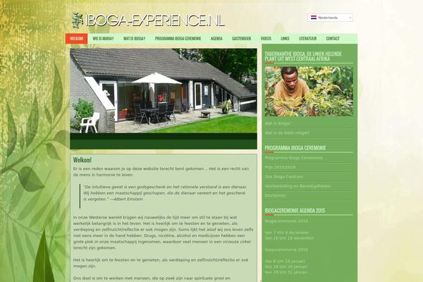 Landscaping theme site design template sample