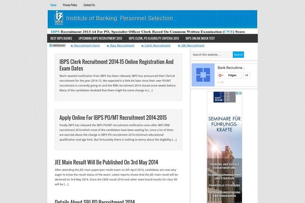 News theme site design template sample