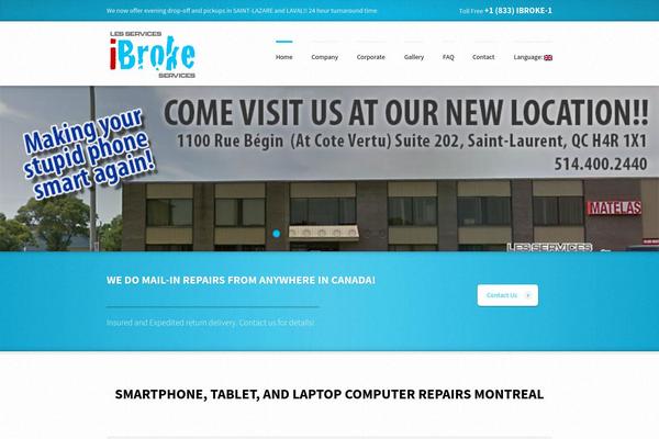 Roki theme site design template sample