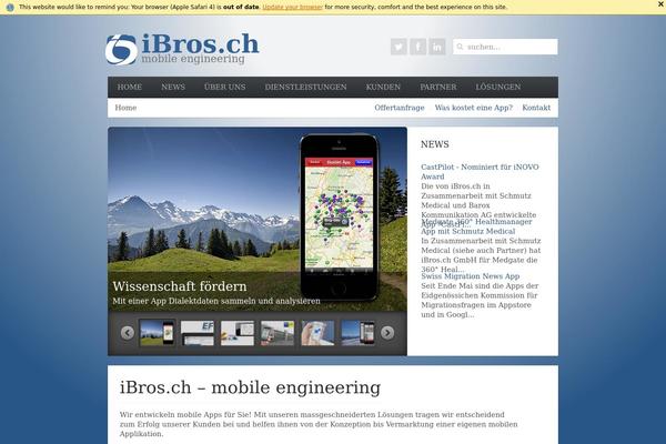 Avenue theme site design template sample