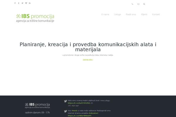 Falco theme site design template sample