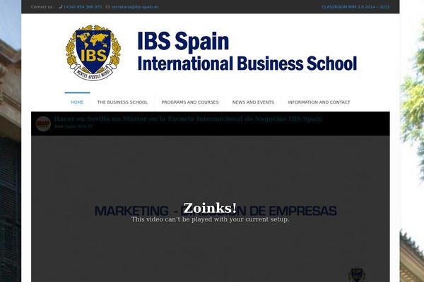 ibs-spain.es site used BeTheme