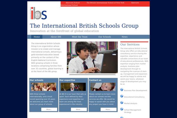 Ibs theme site design template sample