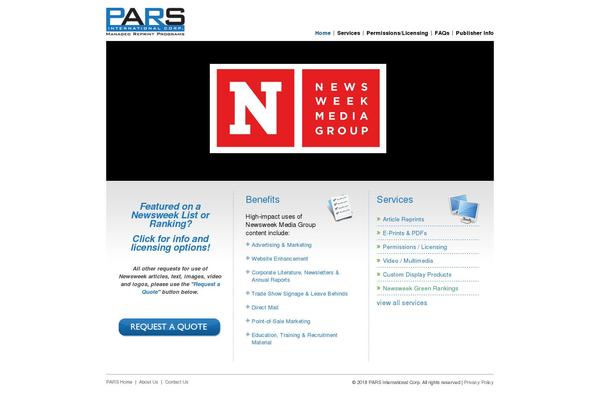 Microsite theme site design template sample