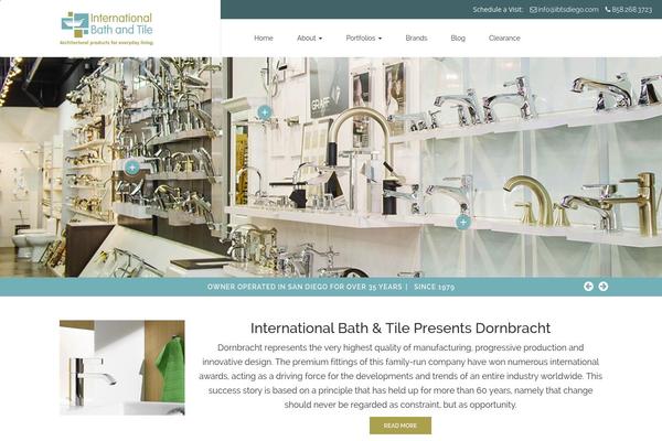 Mercury theme site design template sample