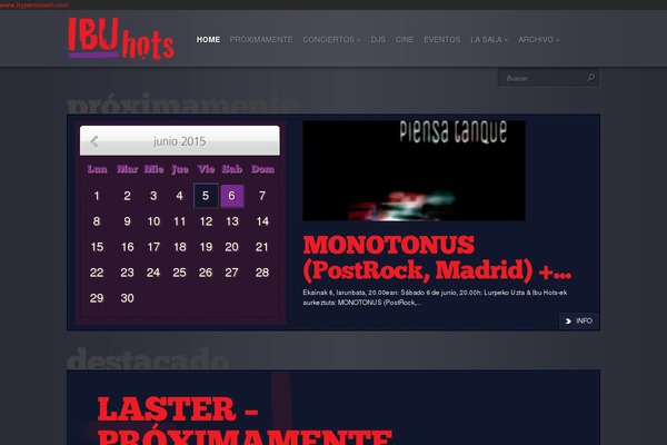 Event theme site design template sample