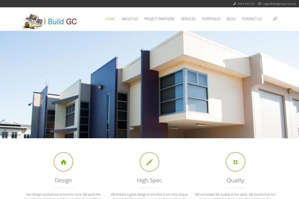 Cake theme site design template sample