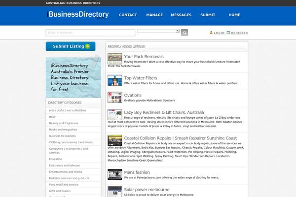 Directorypress theme site design template sample