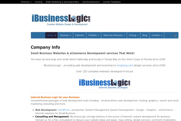 Site using BlogWell's Simple Image Link Widget plugin