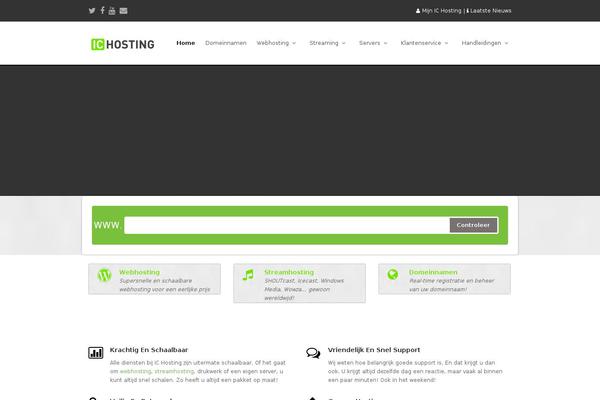 Total theme site design template sample