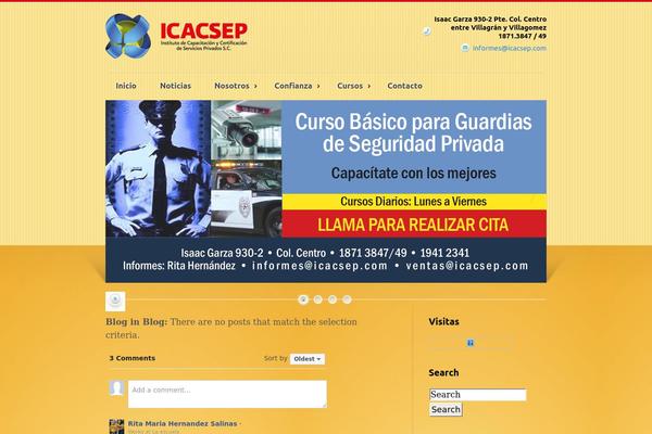 icacsep.com site used Modulo