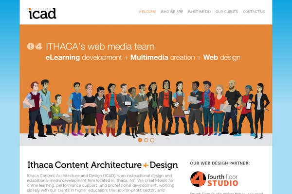 Interface theme site design template sample