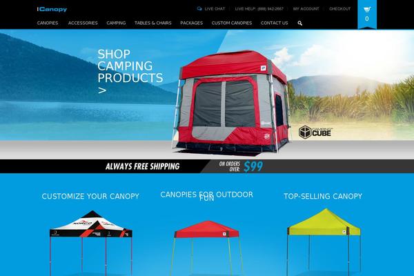 Oxygen Child theme site design template sample