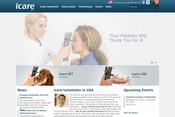 iCare theme site design template sample