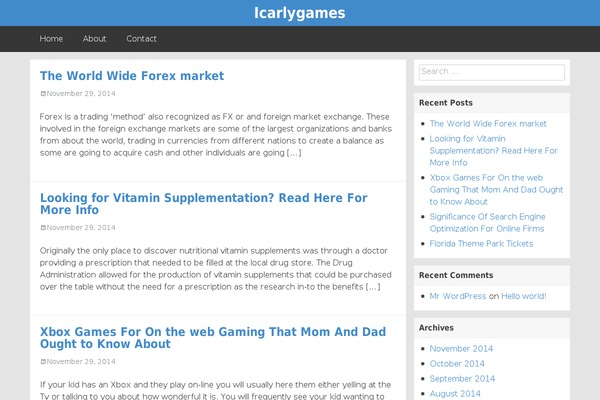 FlatBox theme site design template sample