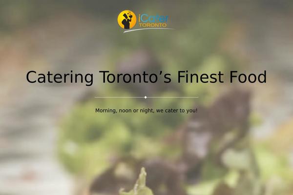 icatertoronto.com site used Catering
