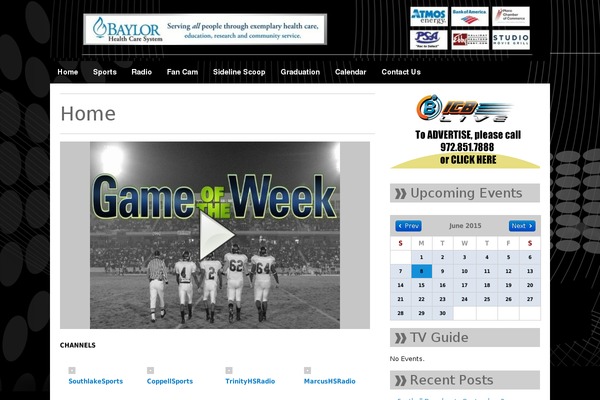 Site using Calendar plugin