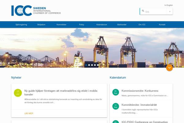 Icc theme site design template sample