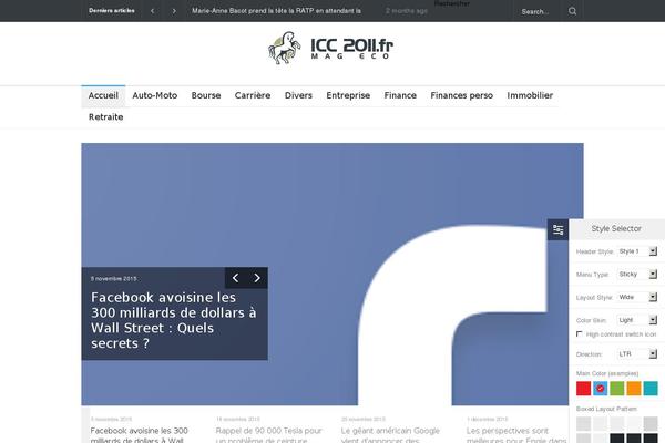 Pressroom theme site design template sample