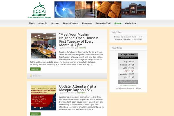 Headlines theme site design template sample