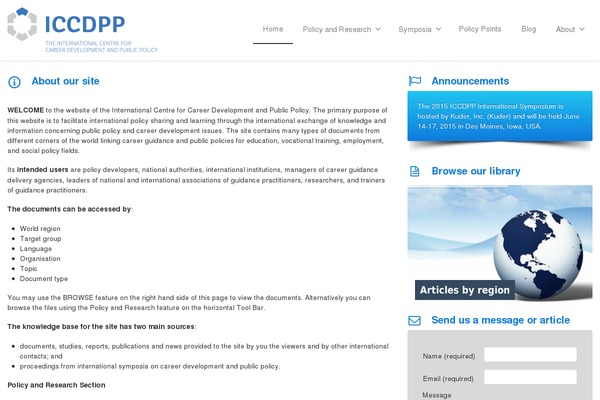 Envision theme site design template sample