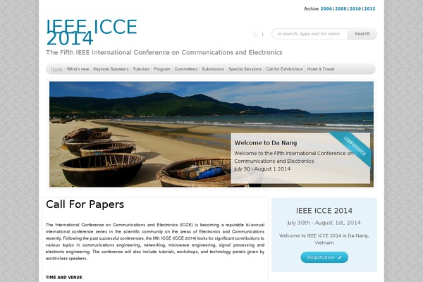 Evento theme site design template sample