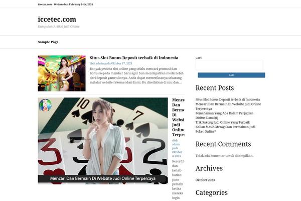 Cassions theme site design template sample