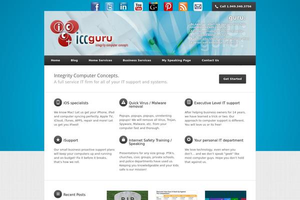 Nexus theme site design template sample